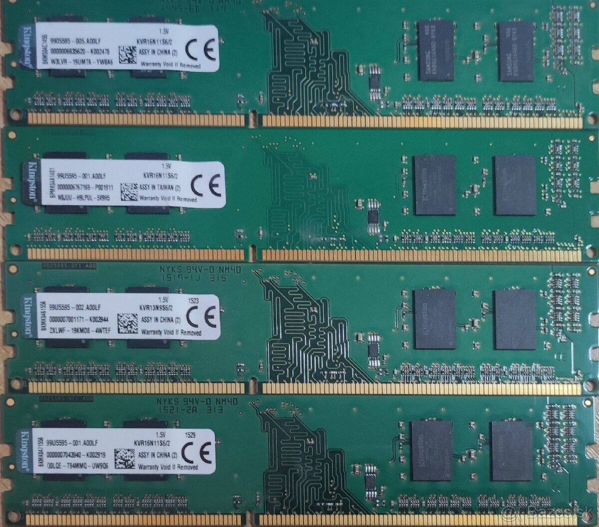 Predám DDR3 2GB do PC viac kusov