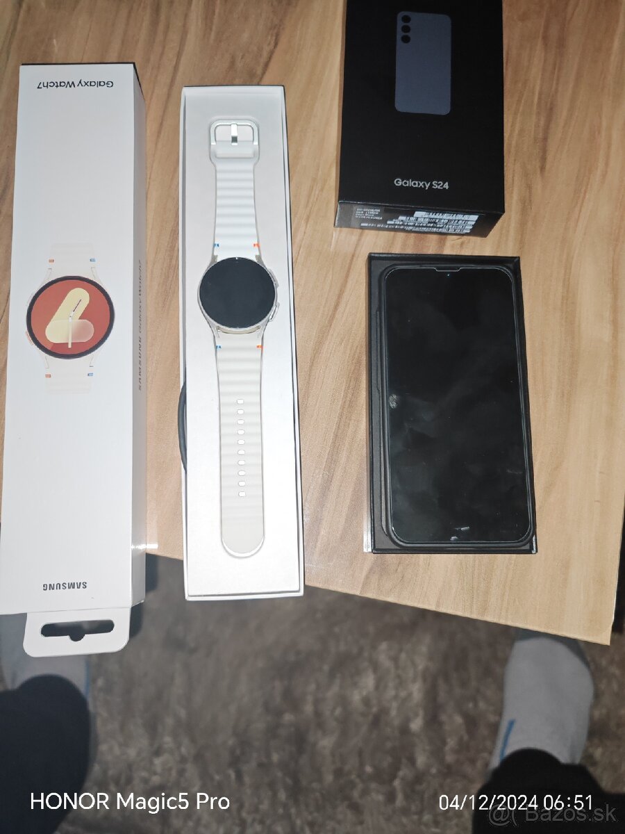 Samsung S 24+Galaxy Watch7