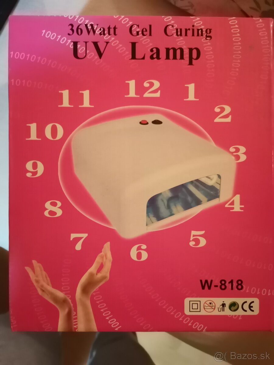 Predám 36 wattovú Uv gél lampu