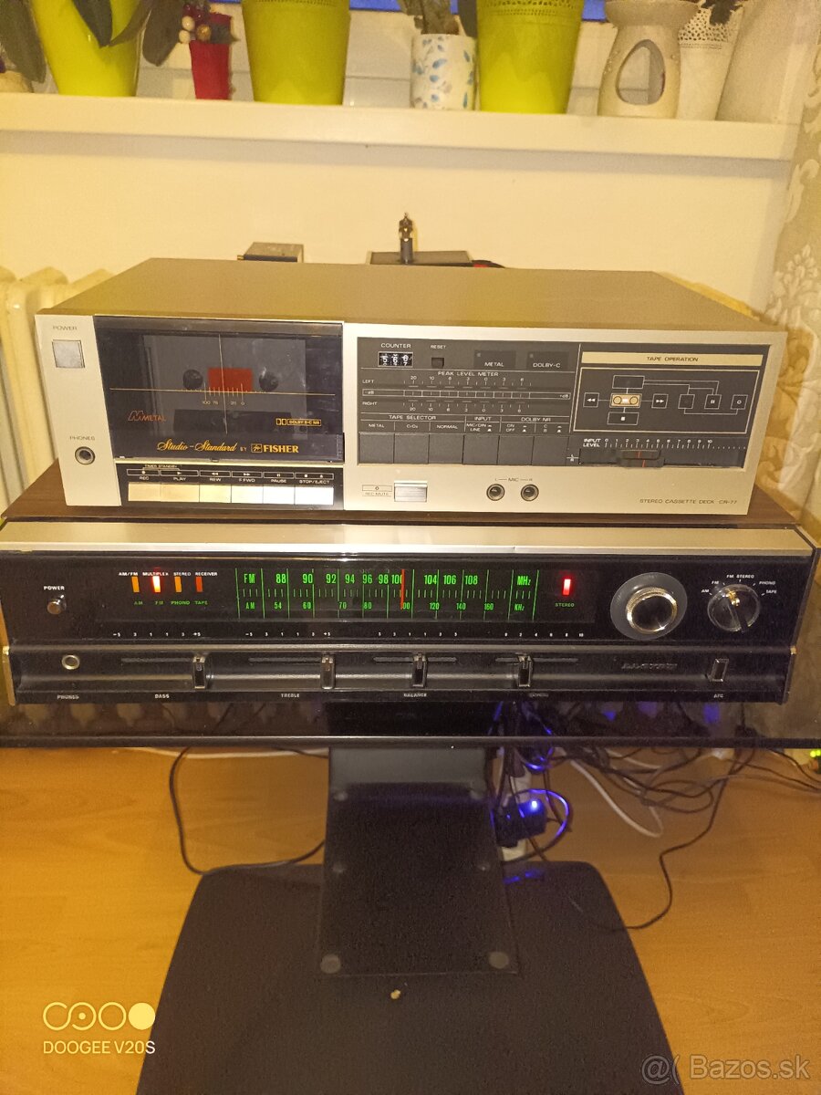 Predám receiver a Tape deck