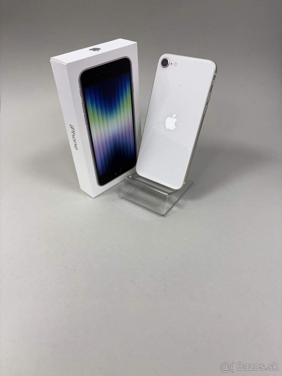 Apple iPhone SE 2022 128GB White-Batéria 100%