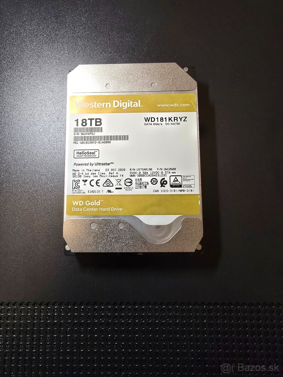 HDD Western Digital GOLD 18TB