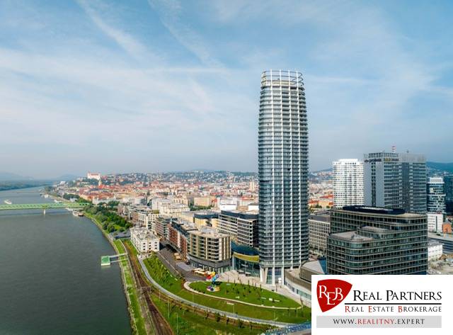 Luxusný 4 izbový byt, 155 m2, 15 NP, EUROVEA TOWER, výhľad, 