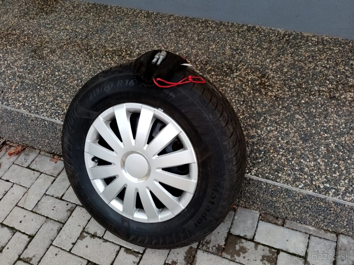 Predám sadu pneumatik 215/70 R16 T