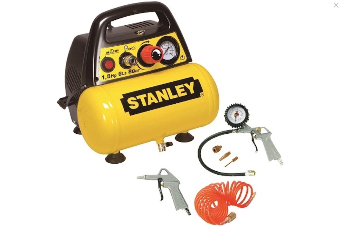 STANLEY -Kompresor bezolejový DN 200/8/6 + kit