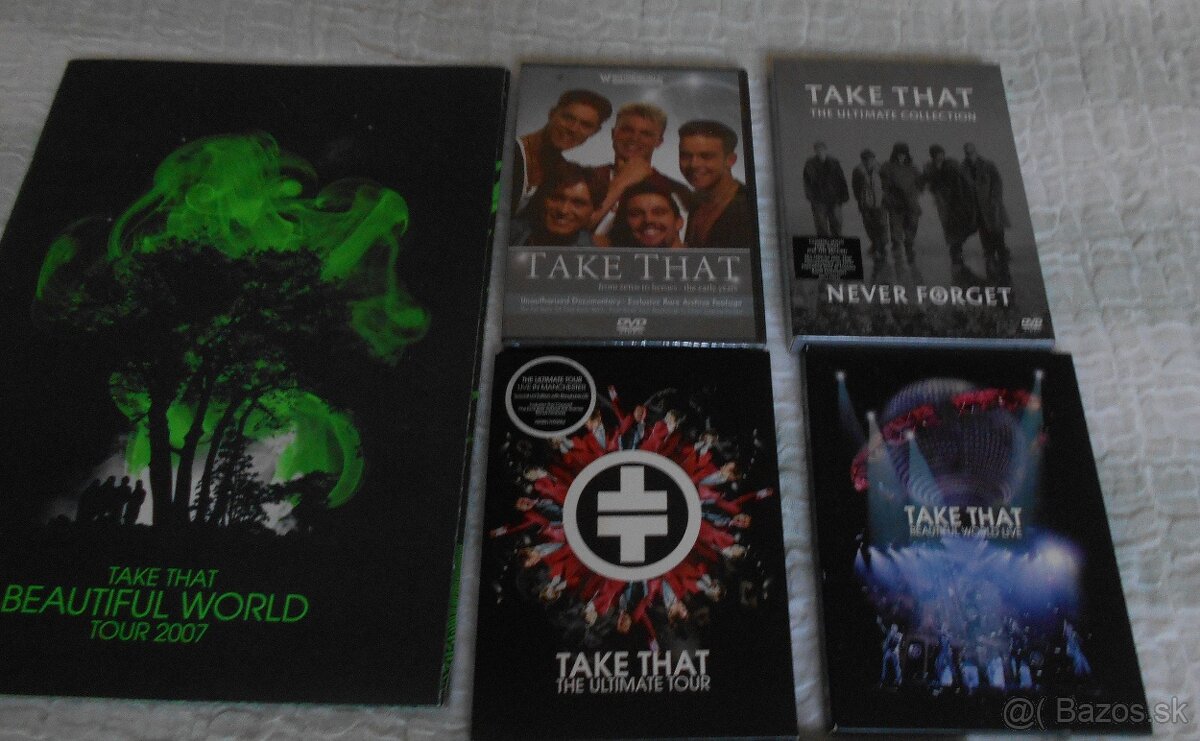 TAKE THAT - kolekcia 30 CD, 7 DVD