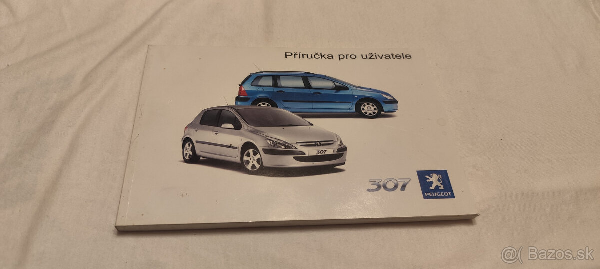 PEUGEOT 307 5 dv. + kombi příručka na obsluhu