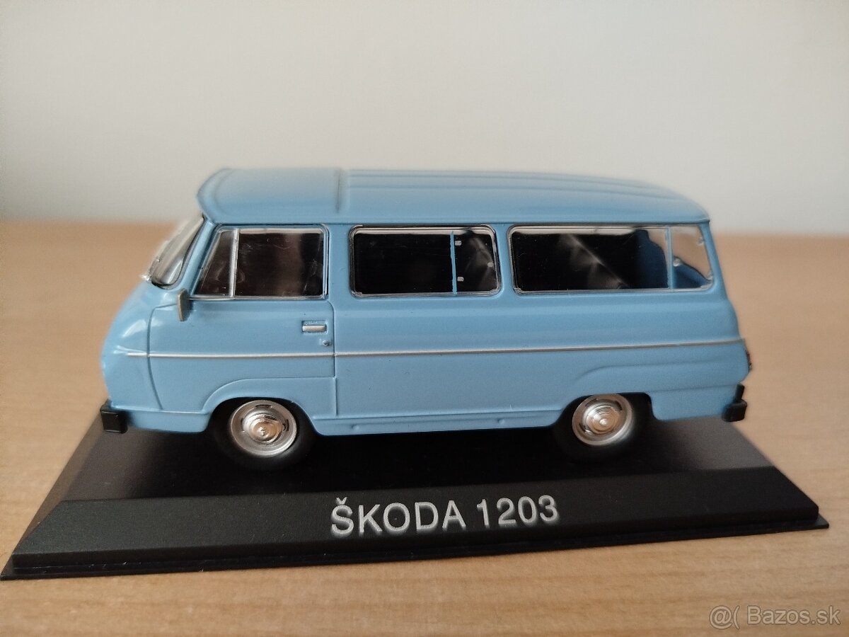 Predám modely škoda 1203 a ine 1:43.