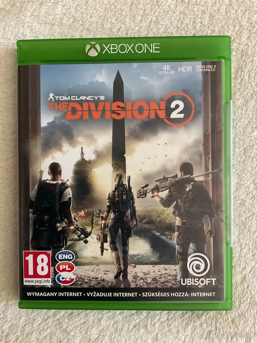 Predám hru The Division 2 na Xbox One