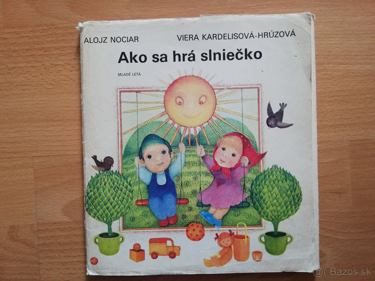 Ako sa hrá slniečko 1982 - leporelo - kartičky.