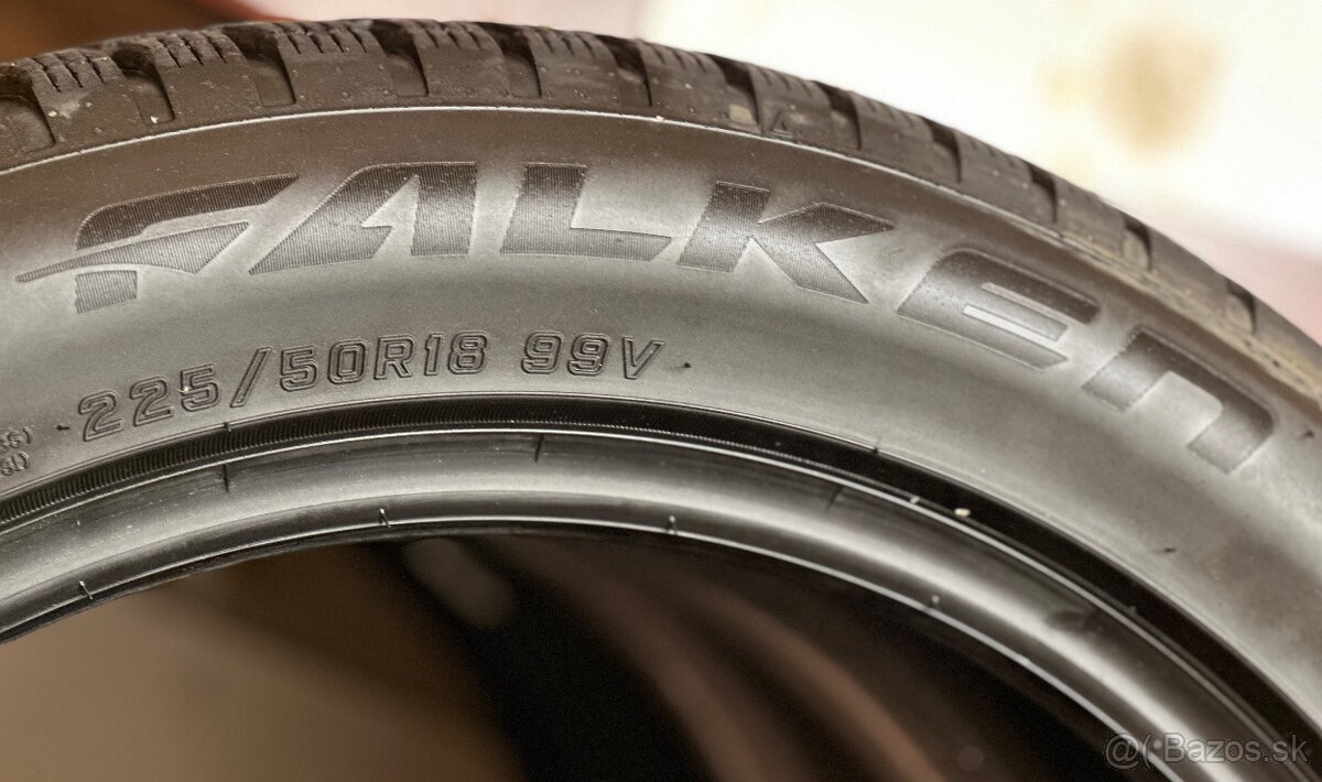 Predám zimné pneu Falken 225/50R18 99V FALKEN EUROWINTER