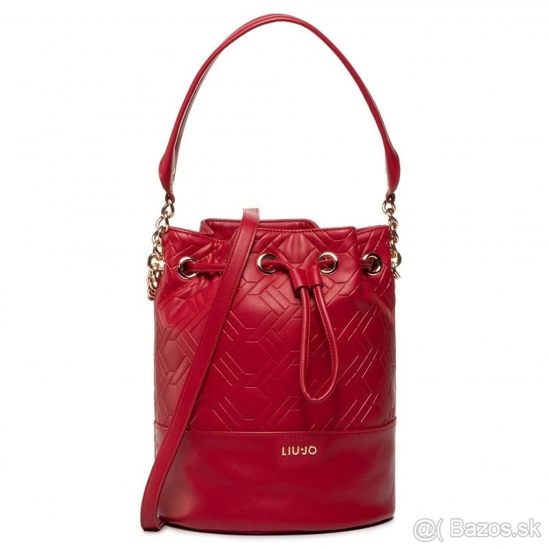 LIU JO červený bucket bag batôžtek crossbody