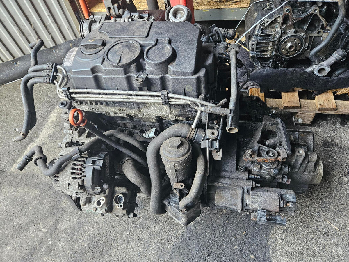 kompletný motor VW Skoda Audi BMM 2,0tdi