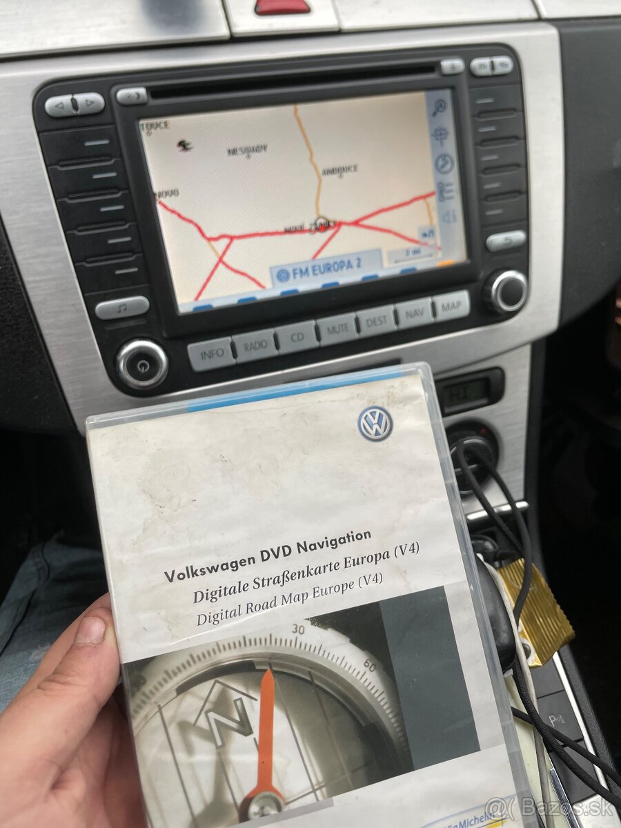 Vw originál rádio s navigáciou