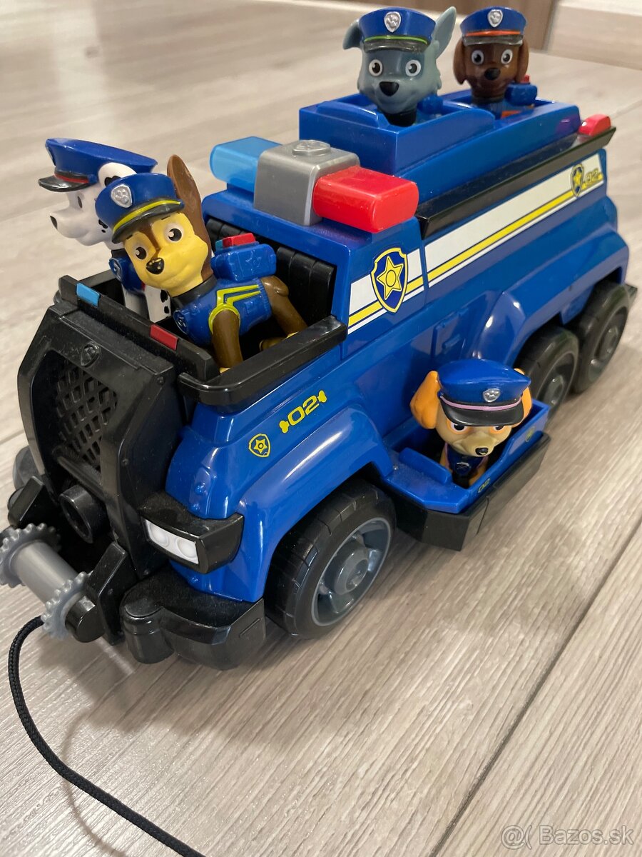 Paw patrol zachranárske vozidlo s postavičkami