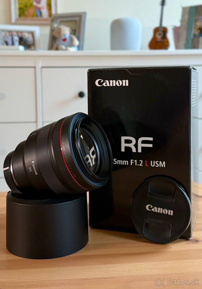 Canon RF 85mm f/1.2 L USM.