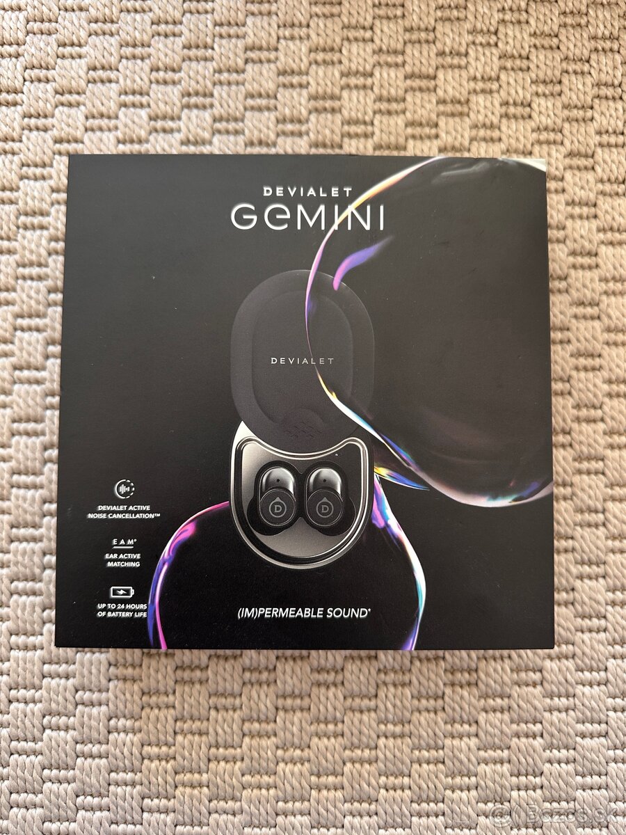 Devialet GEMINI hi-fi in-ear sluchadla ako nove 100%