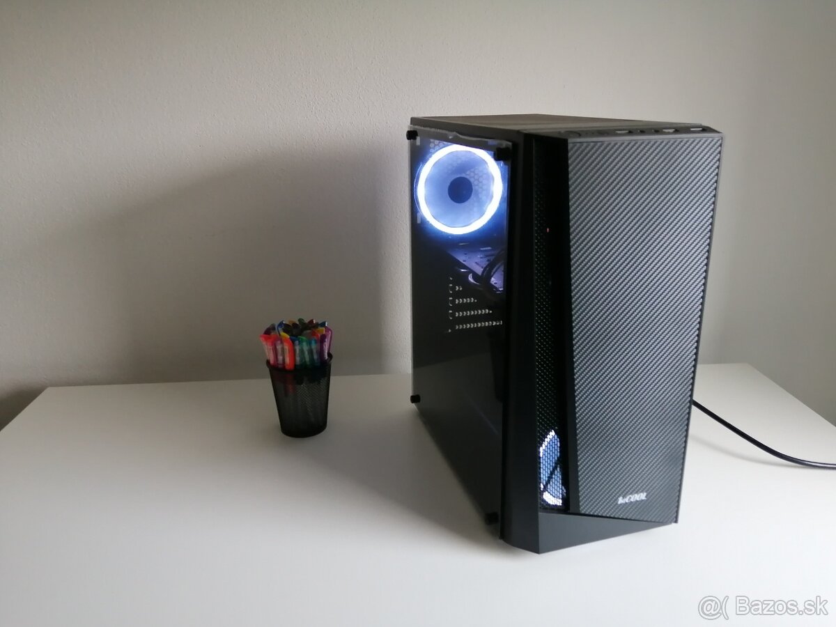 PC zostava so 6jadrom Ryzen 5, 16GB a graf AMD RX