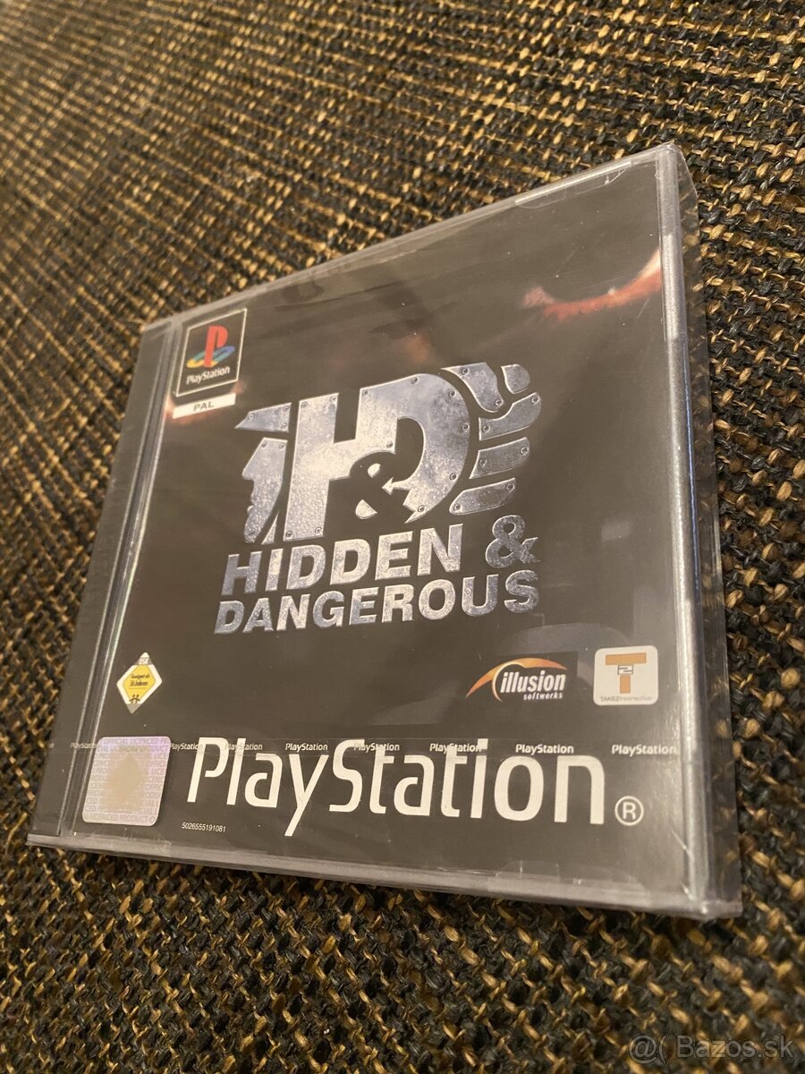 Playstation 1 Hidden and Dangerous Zabalená hra / Mint