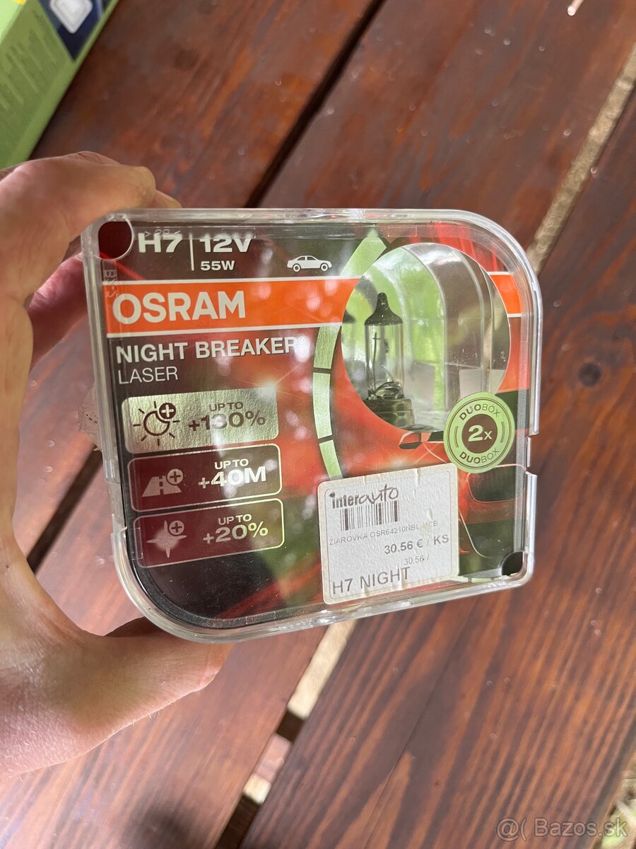 Žiarovky Osram H7 night breaker,aj výmena za niečo