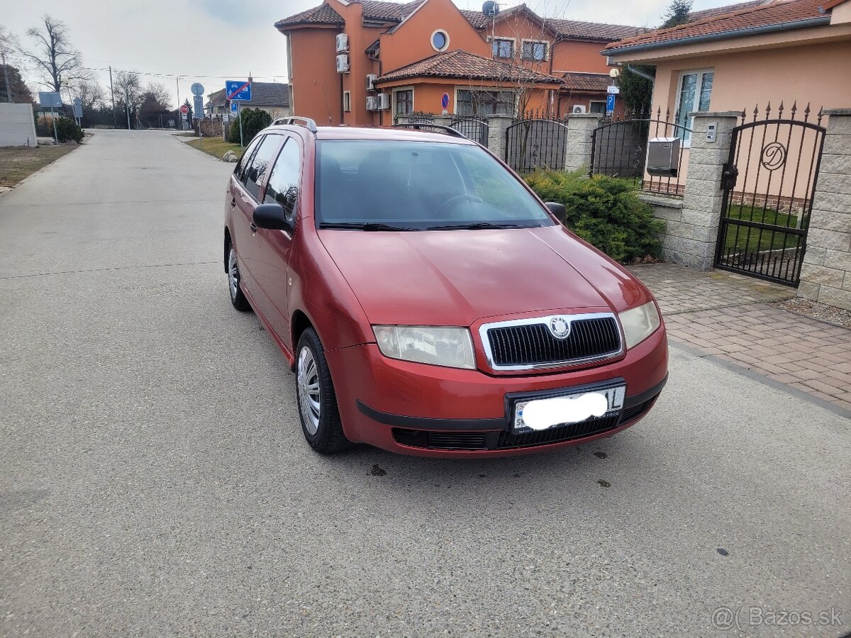 Predam škoda fabia combi 1.4 mpi benzín kw 50 r.v 2003