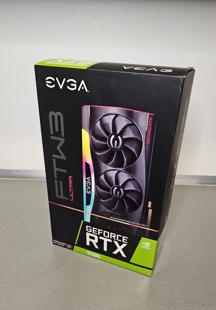 Predám grafickú kartu EVGA GeForce RTX 3080 FTW3 ULTRA