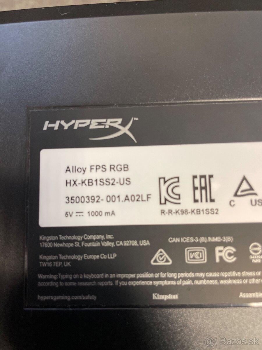 HyperX alloy fps RGB