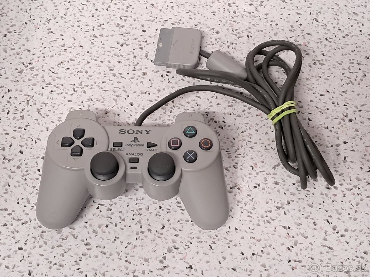 PLAYSTATION 1 GAMEPAD / ANALOG CONTROLLER / ovládanie PS1