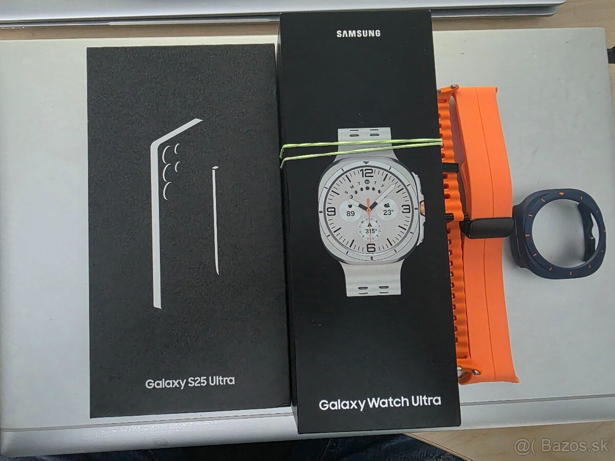 Predám Samsung S25 ultra + Galaxy Watch ultra