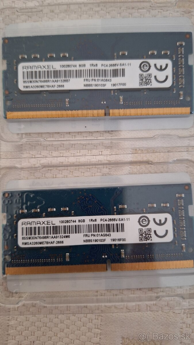 16GB (2x8GB) pamat do notebooku sodimm ddr4