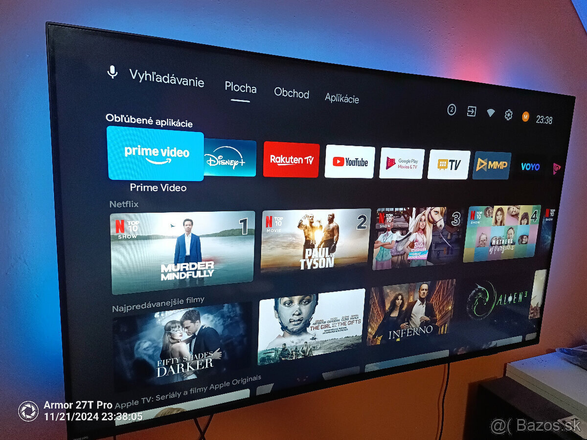 Predám SMART TV Philips 55PUS8007 EŠTE V ZÁRUKE