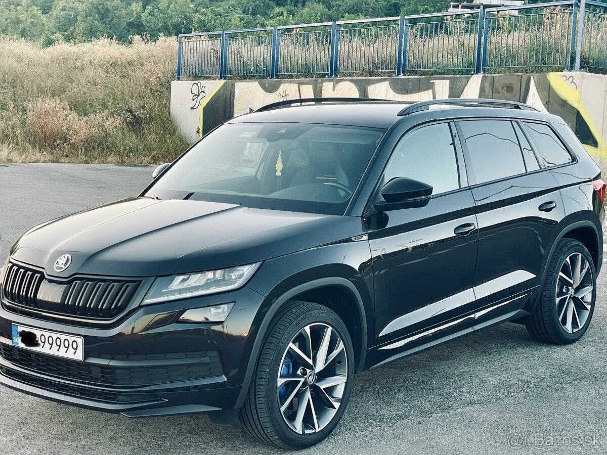 ŠKODA KODIAQ SPORTLINE DSG 140 kw 4x4 WEBASTO BLACK EDITION