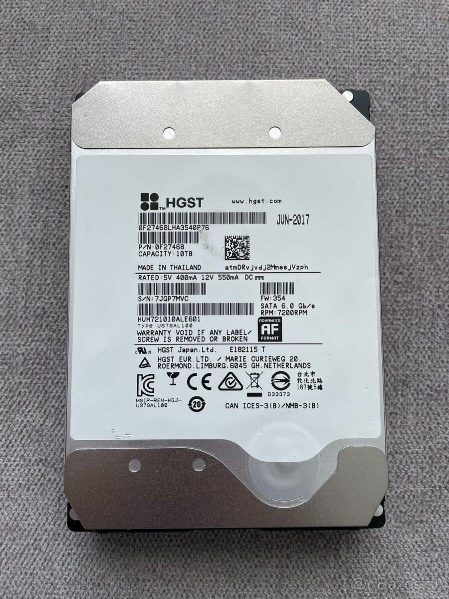 3,5" HDD Hitachi 10TB