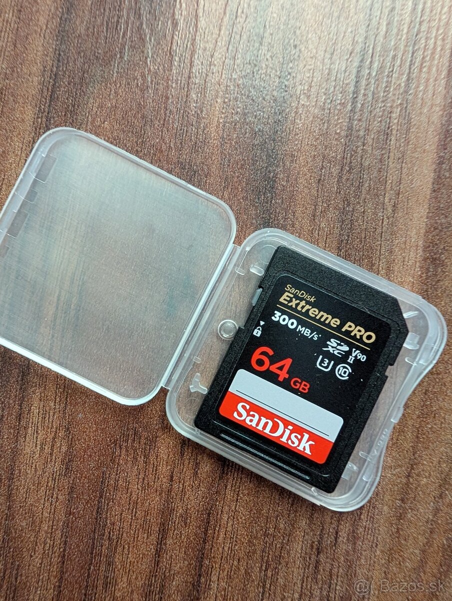 SanDisk Extreme PRO SDXC 64 GB (300 MB/s, V90, UHS-II)