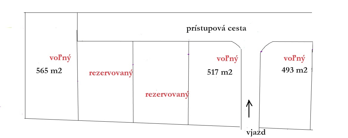 Stavebné pozemky na súkromnej ulici v Čani–exkluzívna ponuka