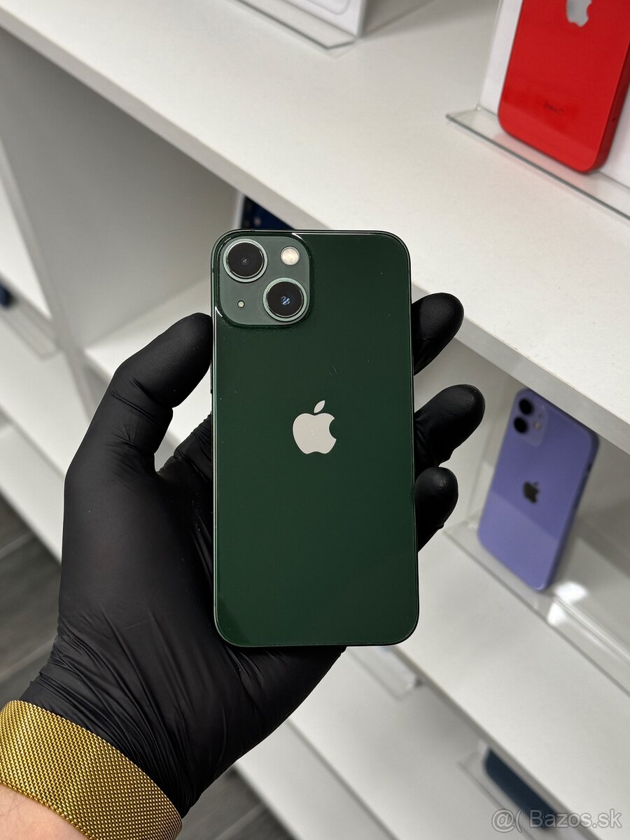 ZÁRUKA 2 ROKY /  Apple iPhone 13 Mini 128GB Green, 100%