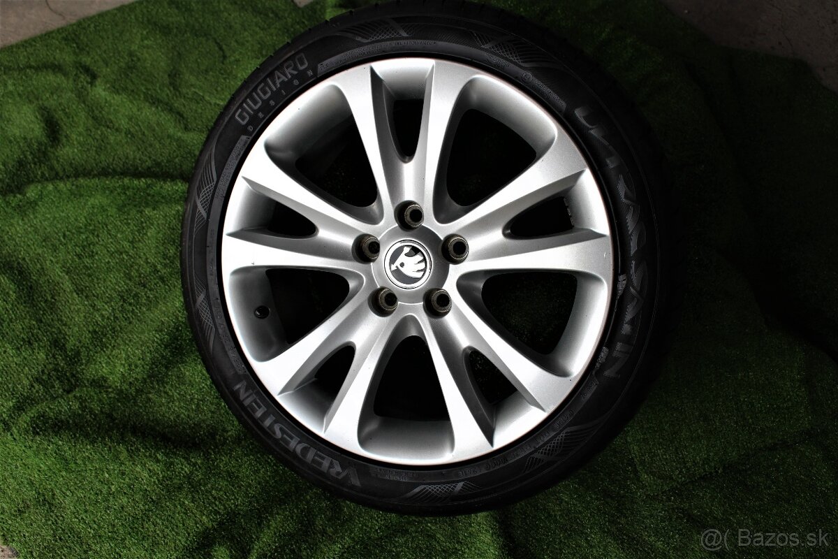 17”----ORIGINAL----ŠKODA-SUPERB-----5x112 R17-----LETNA SADA