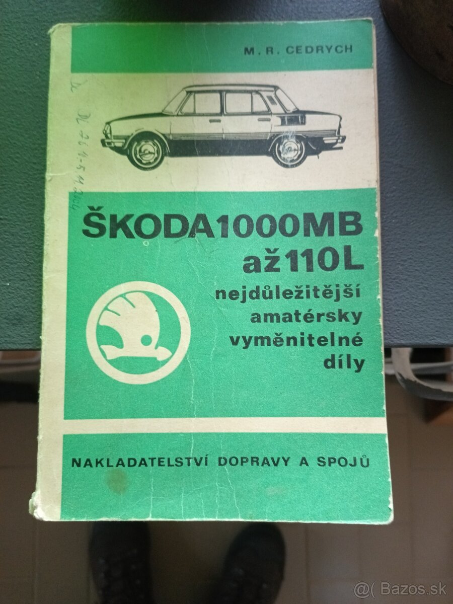 Príručka Škoda 1000MB až 110L