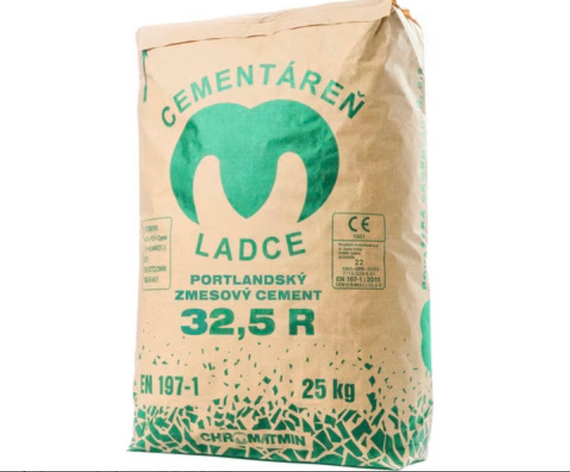 Predám cement Ladce 32,5 - vrecko 3,65€ s dph