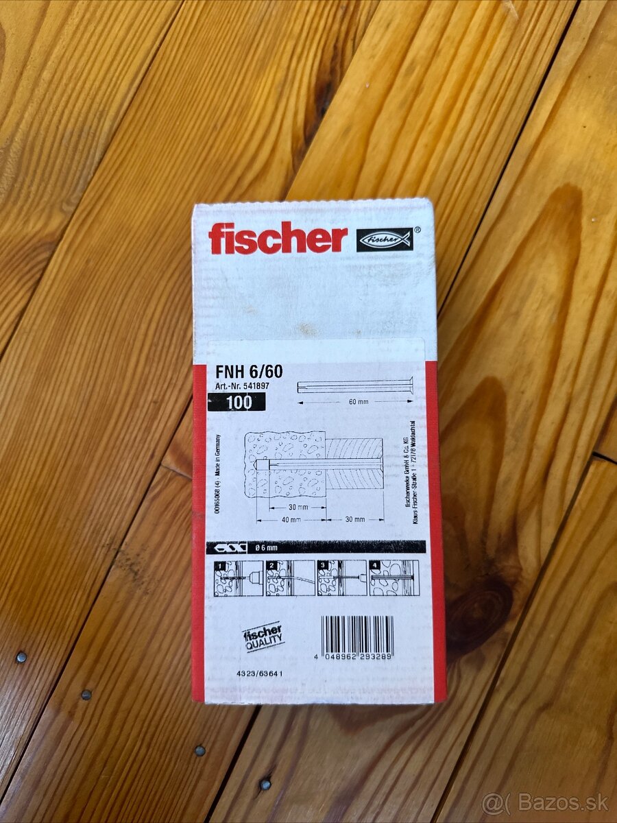 fischer natĺkacia kotva FNH 6/60