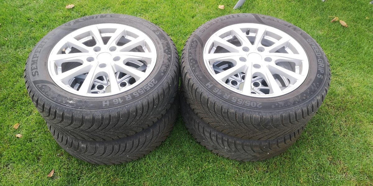 5x112 r16 ET48 ALU disky zimné gumy 205/55 r16