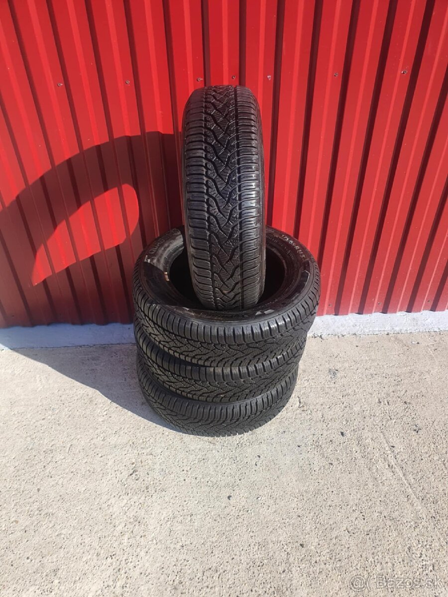 Predám 4ks celoročné pneu.175/65R14 Barum dezen 6,3mm