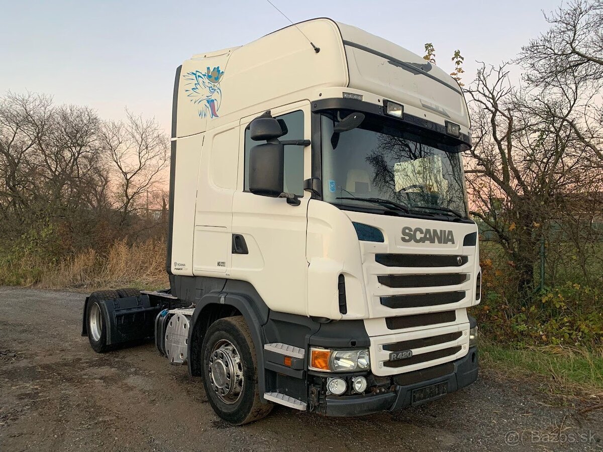 TAHAČ SCANIA R420 r.v.2012,EURO 5,LOWDECK,AUTOMAT, RETARDER