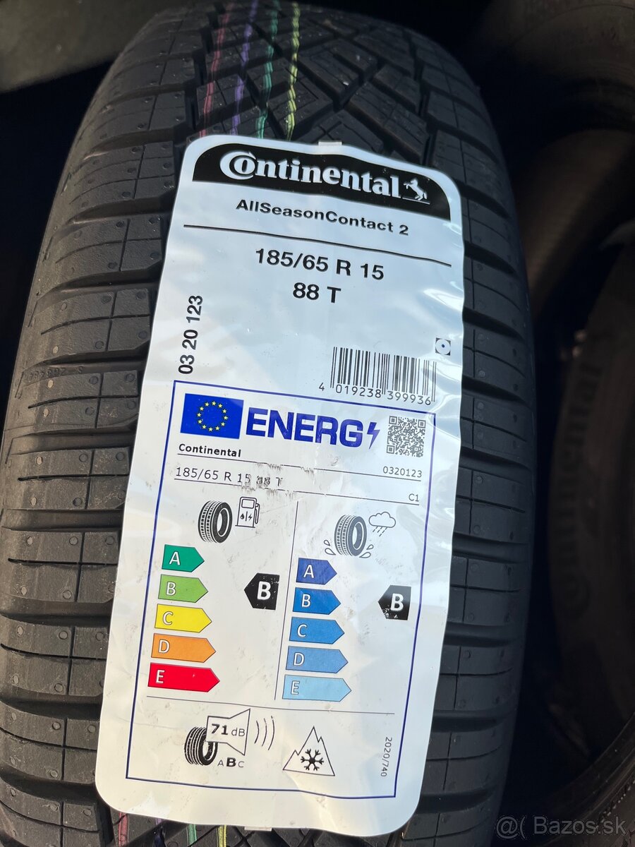 Pneumatiky Continental 185/65 R15 celoročne