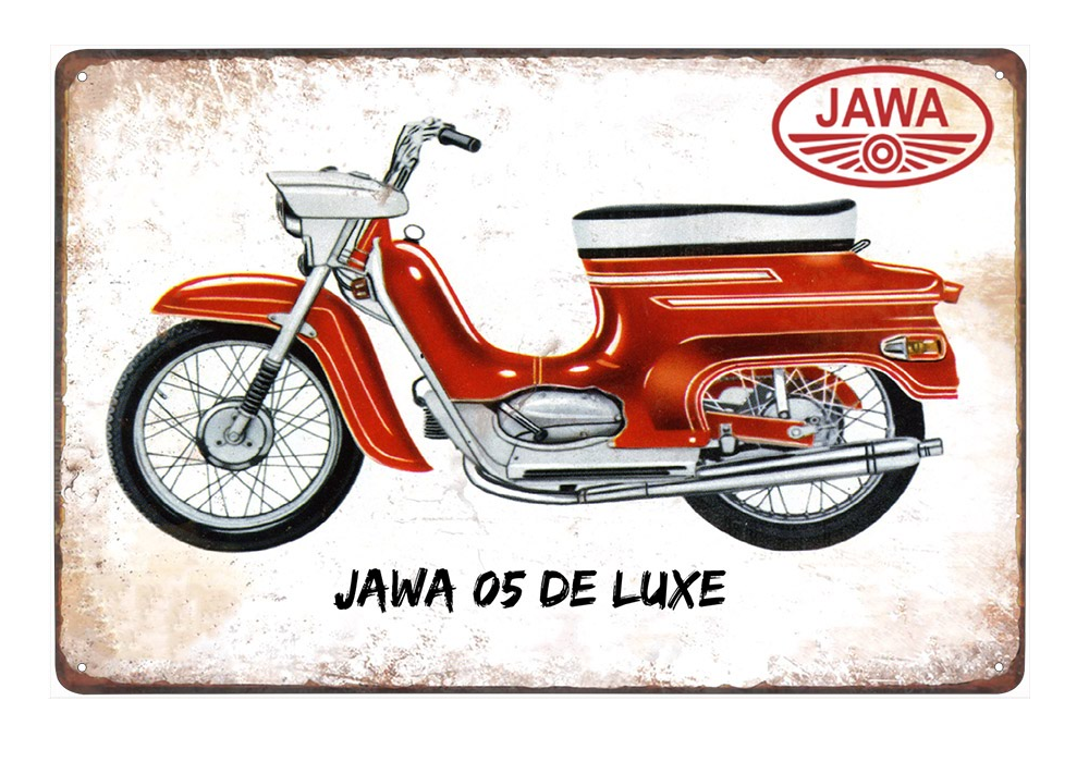 plechová cedule - Jawa 05 De Luxe