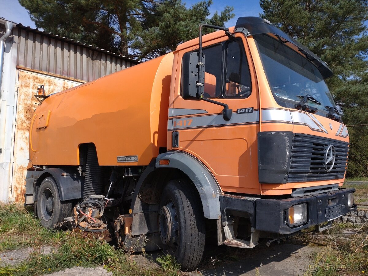 Zametací stroj MERCEDES BENZ 1417K - SCHORLING -