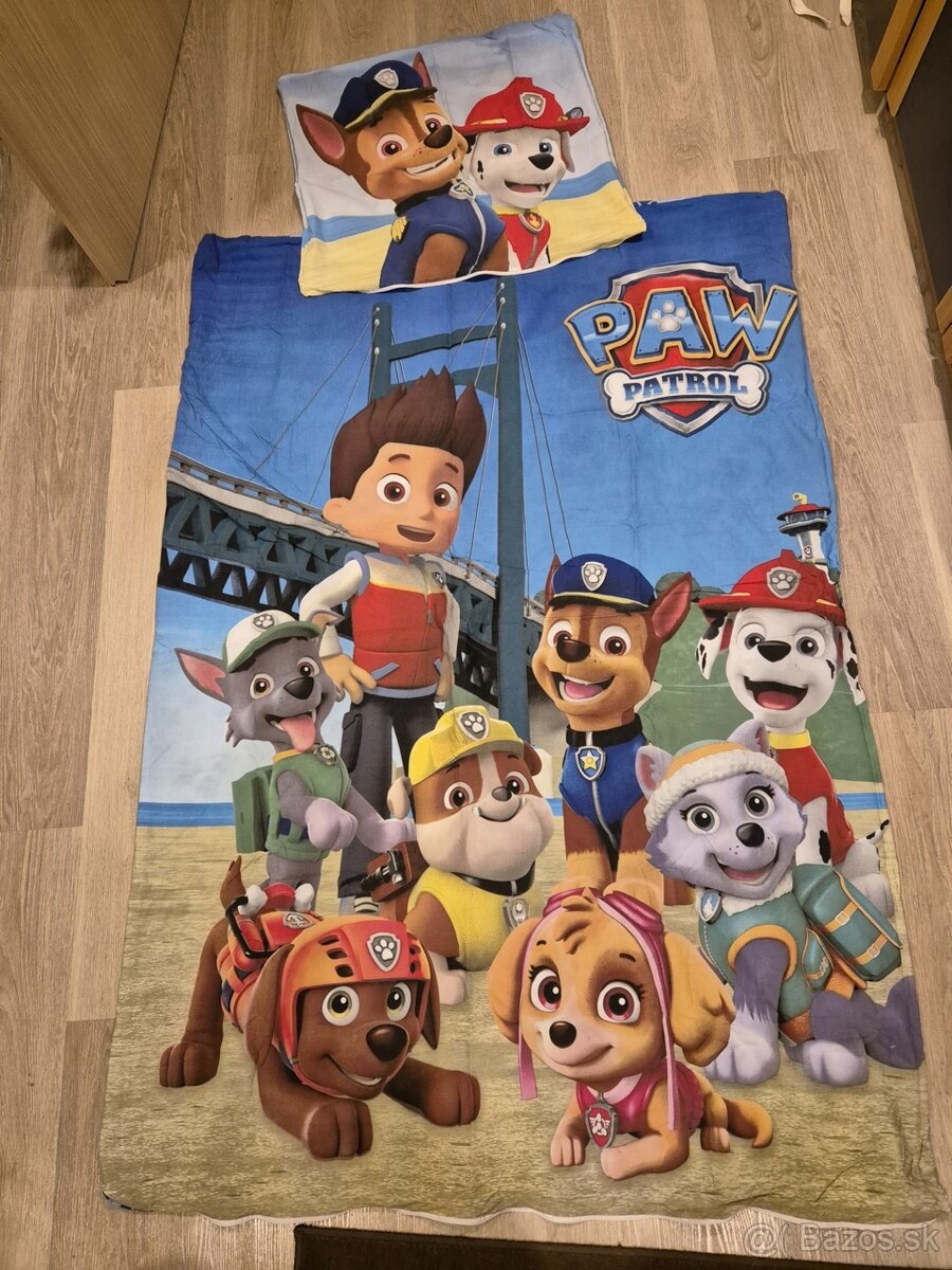 Posteľné návliečky Paw Patrol