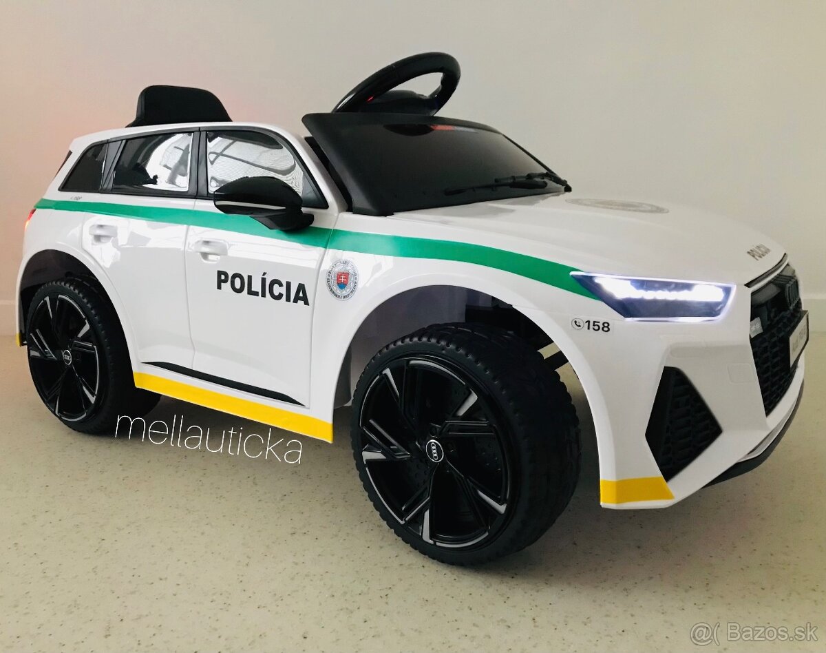 Detské elektrické autíčko RS6 polícia