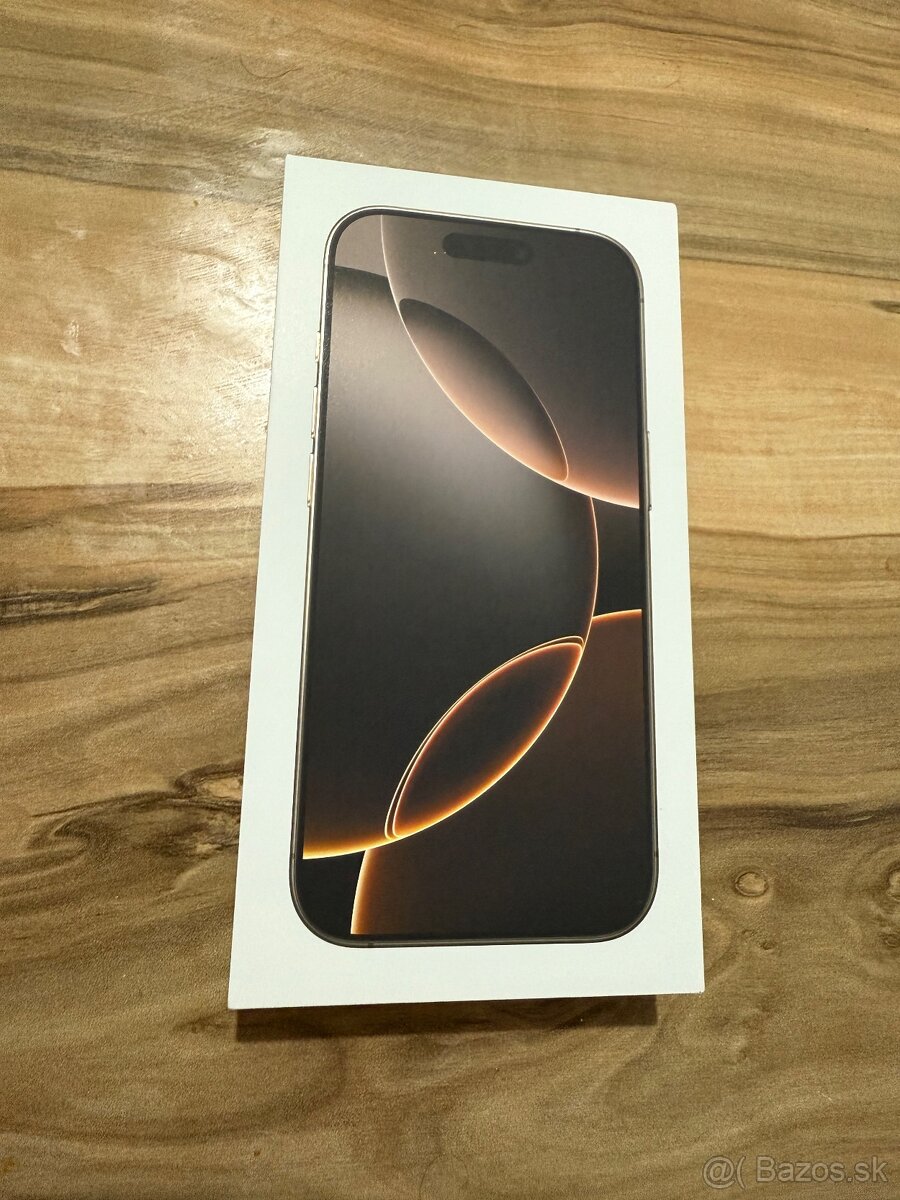 Predám Apple iPhone 16 PRO 128GB Pušný titan