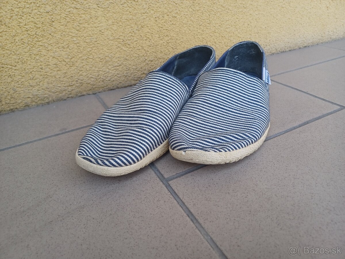 Adidas espadrilky obuv tenisky topanky pruhovane ORIGINAL